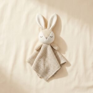 Knitted Baby Comforter, Rabbit