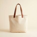 Canvas & Leather Tote Bag